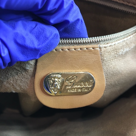 Gucci Brown GG Plus Crossbody Bag Sku#83975 - Picture 9 of 12